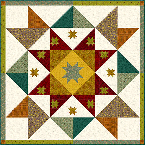 Autumn Farmhouse Morning Star Quilt Kit