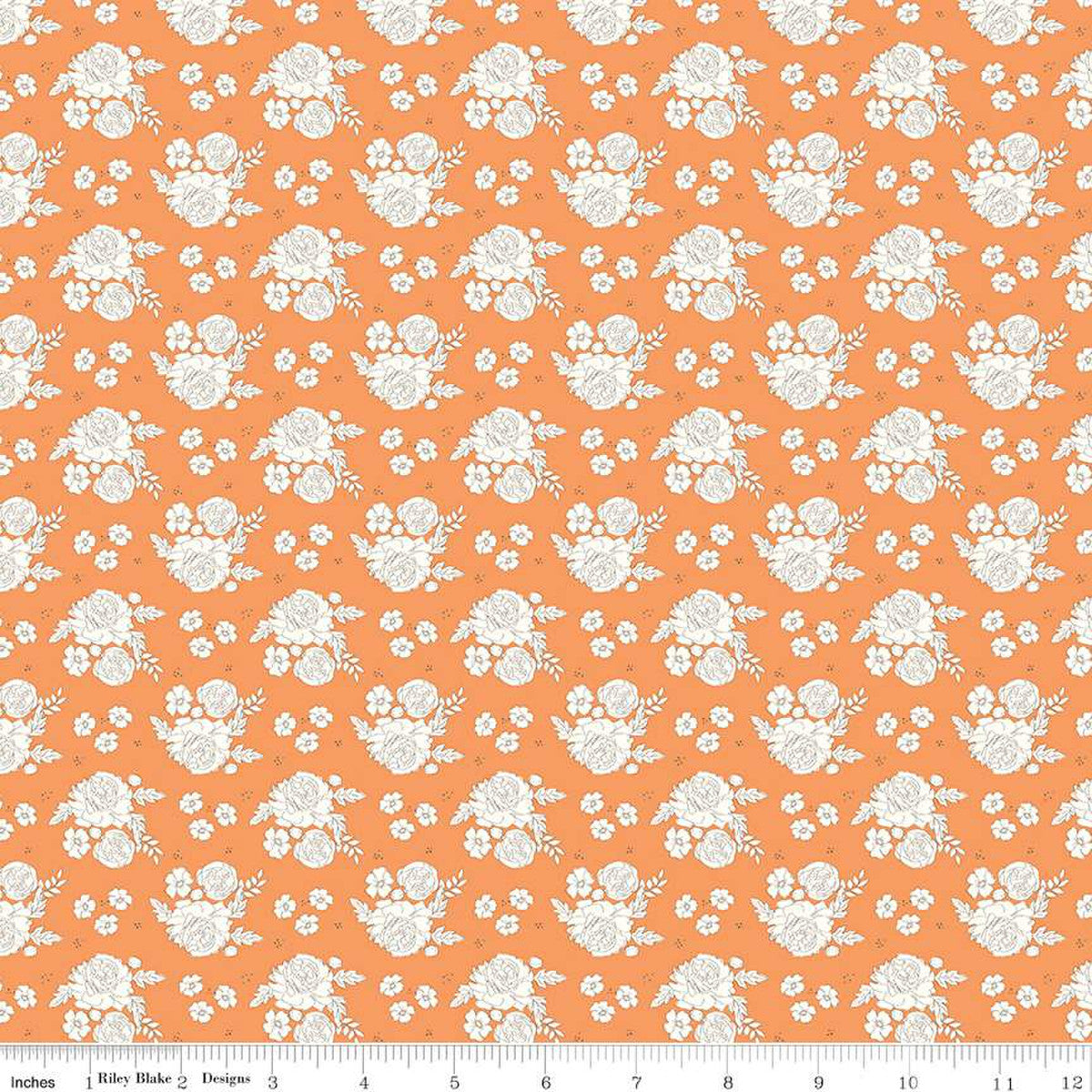 BloomBerry Petite Flowers Tangerine