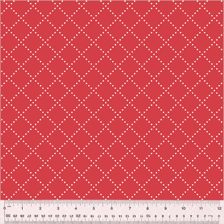Clover & Dot Red Bias Grid