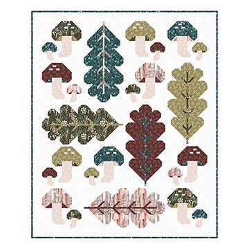 Forest Fungi Quilt Kit