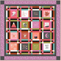 Just a Plaid Quilt Kit featuring Hey Boo by Lella Boutique