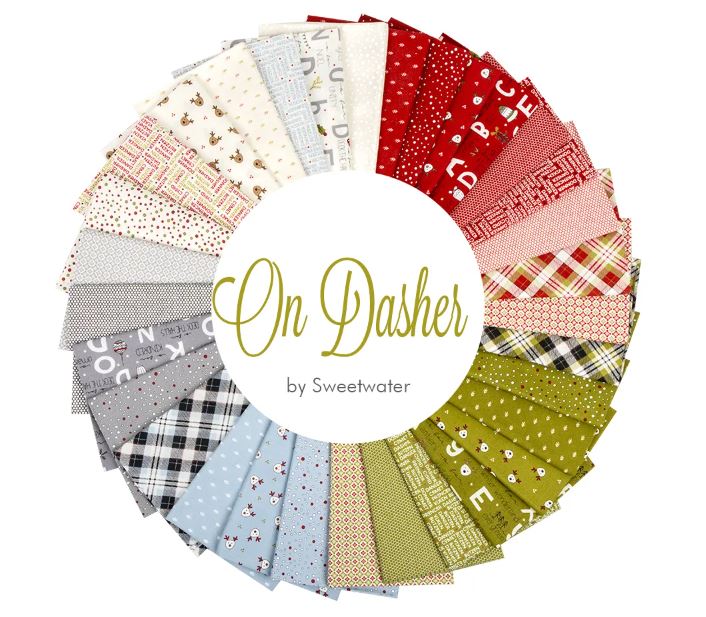 On Dasher Jelly Roll by Sweetwater Designs for Moda Fabrics