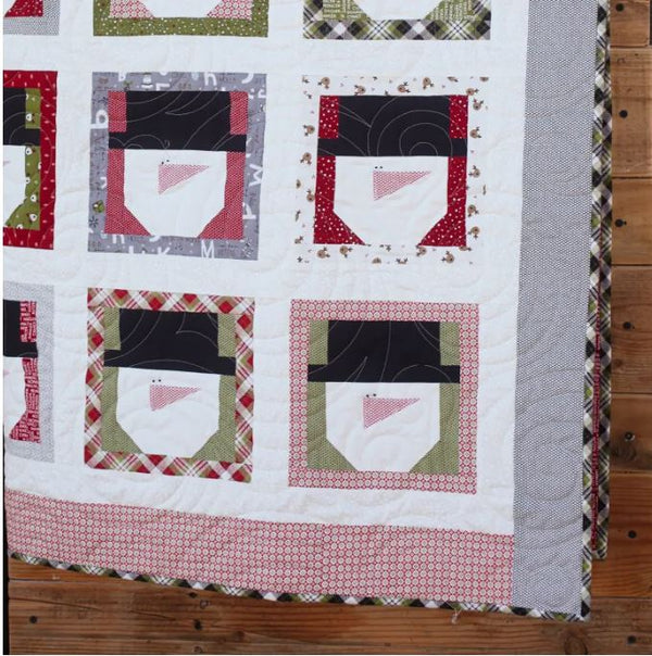 Snow Day Quilt Kit featuring Up North Fabrics by Sweetwater Designs