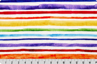 Cuddle Digital Rainbow Stripe Width 58/60"